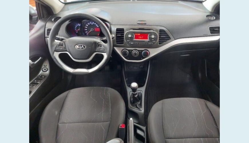 KIA PICANTO 1.0 EX 12V FLEX 4P MANUAL - CINZA - 2014 Foto 7 (Grande)