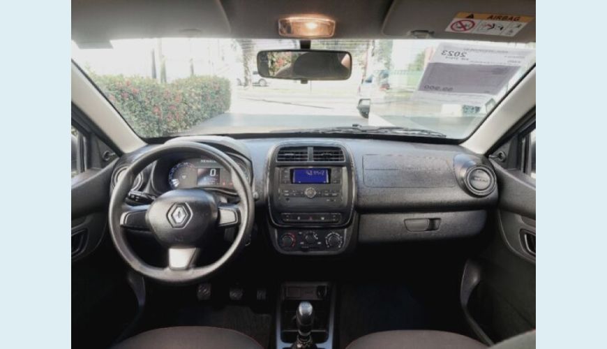 RENAULT KWID 1.0 12V SCE FLEX ZEN MANUAL - PRATA - 2023 Foto 7 (Grande)