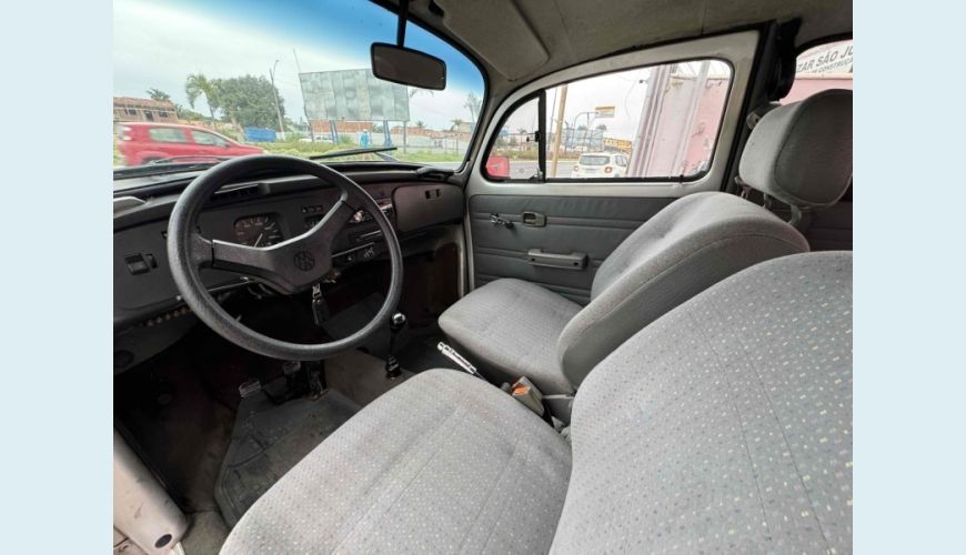 VOLKSWAGEN FUSCA 1.6 8V 2P MANUAL - PRATA - 1996 Foto 7 (Grande)