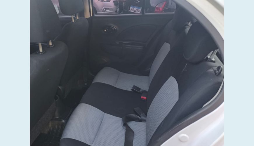 NISSAN MARCH S 1.0 12V FLEX 5P - BRANCO - 2014 Foto 7 (Grande)