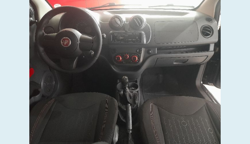 FIAT UNO SPORTING 1.4 EVO FIRE FLEX 8V 4P - PRETO - 2013 Foto 7 (Grande)