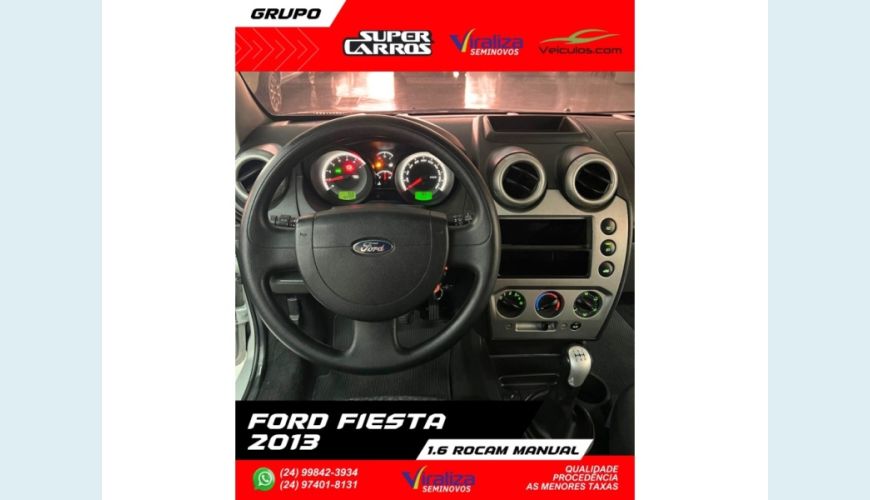 FORD FIESTA - PRATA - 2013 Foto 7 (Grande)