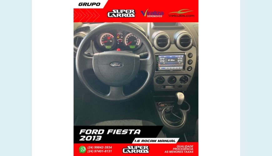 FORD FIESTA - PRETO - 2013 Foto 7 (Grande)