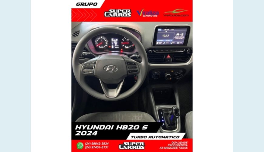 HYUNDAI HB 20S - BRANCO - 2024 Foto 7 (Grande)