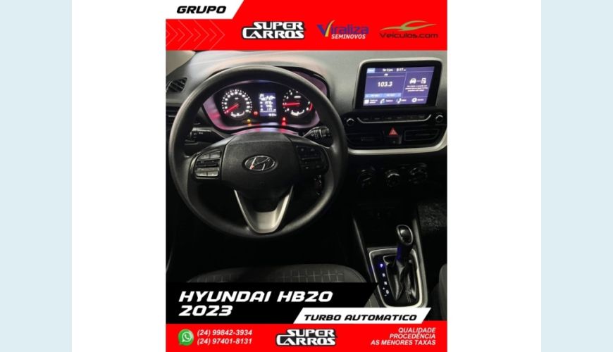 HYUNDAI HB 20 - PRETO - 2023 Foto 7 (Grande)