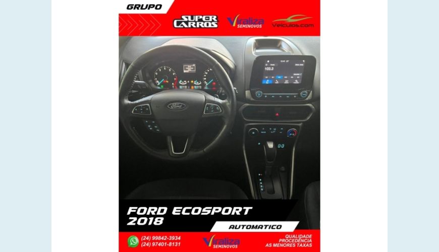 FORD ECOSPORT - BRANCO - 2018 Foto 7 (Grande)