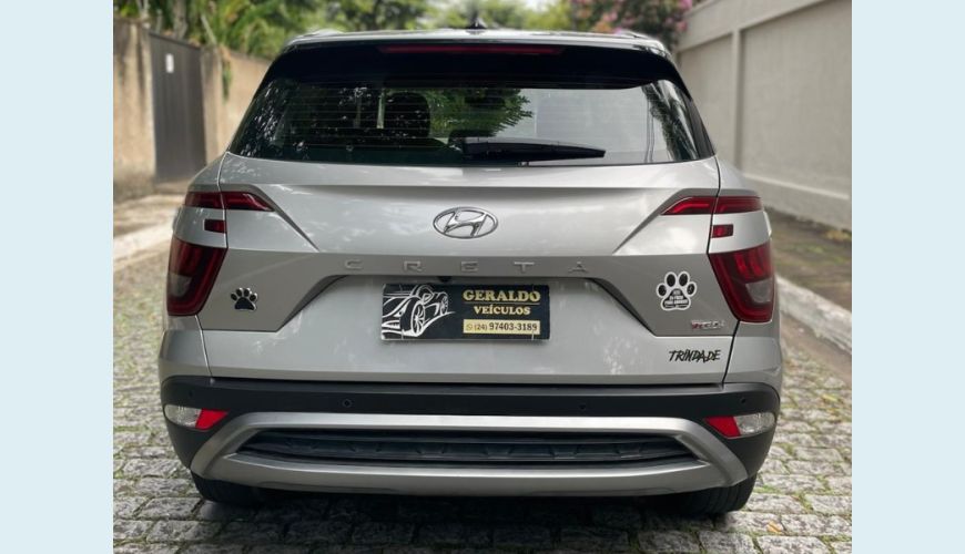 HYUNDAI CRETA LIMITED 1.0 TB 12V FLEX AUT. - PRATA - 2022 Foto 7 (Grande)