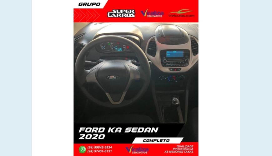 FORD KA - BRANCO - 2020 Foto 7 (Grande)