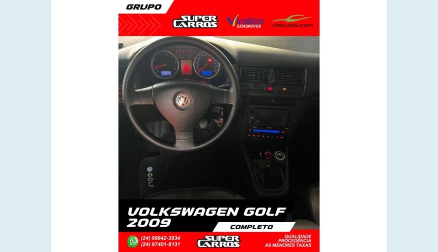 VOLKSWAGEN GOLF - PRATA - 2009 Foto 7 (Grande)