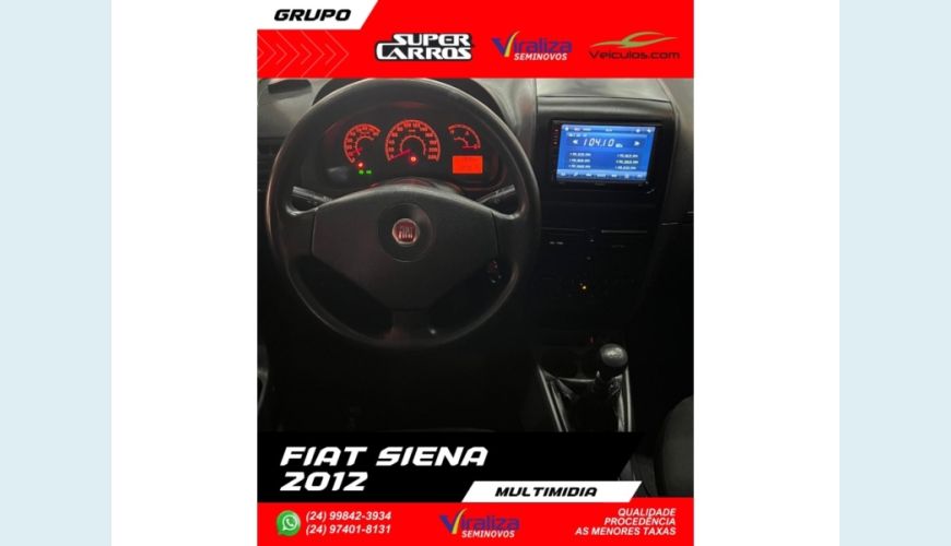 FIAT SIENA - PRETO - 2012 Foto 7 (Grande)