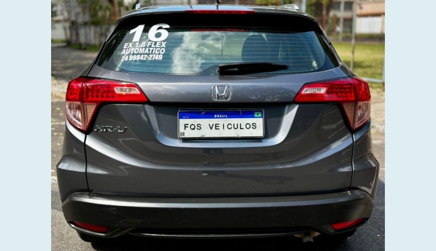 HONDA HR-V EX 1.8 FLEXONE 16V 5P AUT. - CINZA - 2016 Foto 7 (Grande)