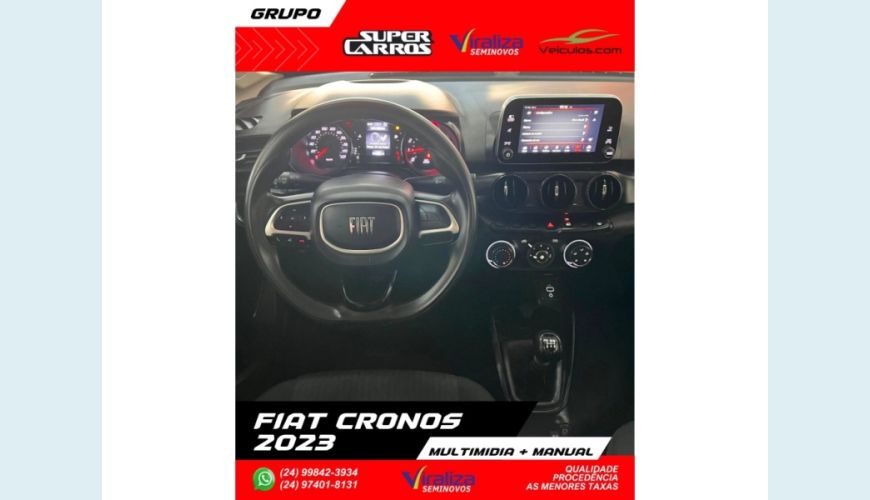 FIAT CRONOS - PRATA - 2023 Foto 7 (Grande)