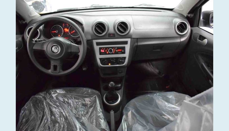 VOLKSWAGEN GOL 1.0 TEC TRENDLINE FLEX 2P - PRATA - 2015 Foto 7 (Grande)