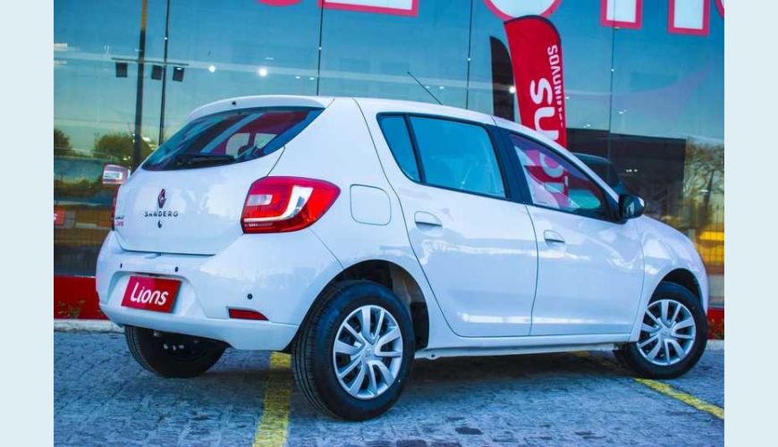 RENAULT SANDERO AUTHENTIQUE 1.0 12V SCE FLEX - BRANCO - 2019 Foto 7 (Grande)