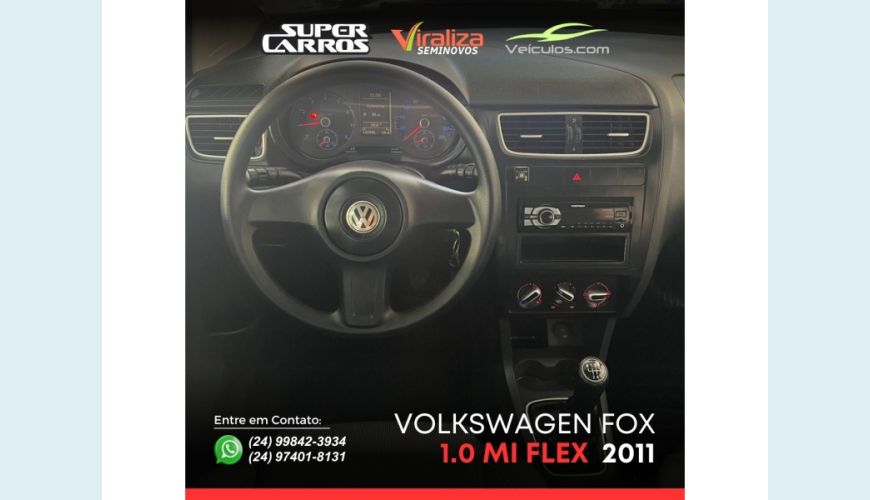 VOLKSWAGEN FOX - BRANCO - 2011 Foto 7 (Grande)