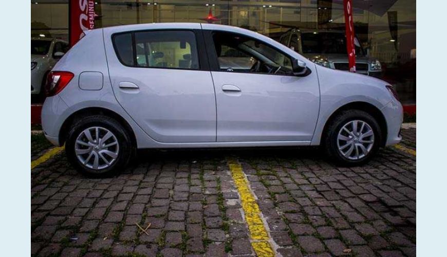RENAULT SANDERO AUTHENTIQUE 1.0 12V SCE FLEX - BRANCO - 2018 Foto 7 (Grande)