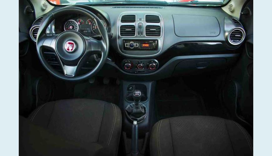 FIAT GRAND SIENA ATTRACTIVE 1.0 FLEX - BRANCO - 2018 Foto 7 (Grande)