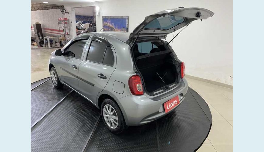 NISSAN MARCH 1.0 12V S FLEX - CINZA - 2019 Foto 7 (Grande)
