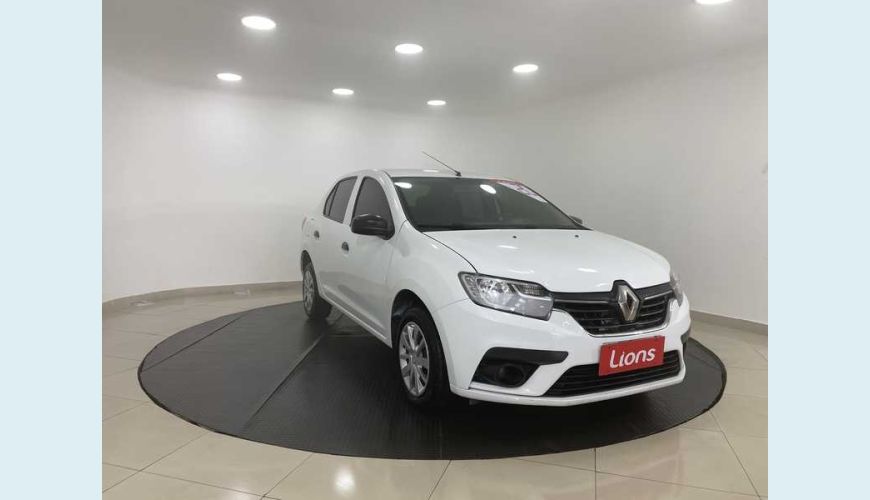 RENAULT LOGAN ZEN 1.0 12V SCE FLEX - BRANCO - 2020 Foto 7 (Grande)