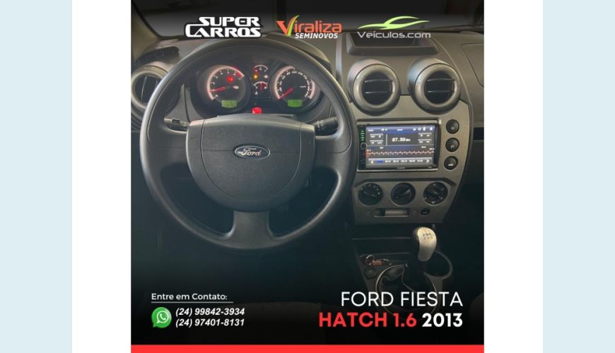 FORD FIESTA - PRETO - 2013 Foto 7 (Grande)
