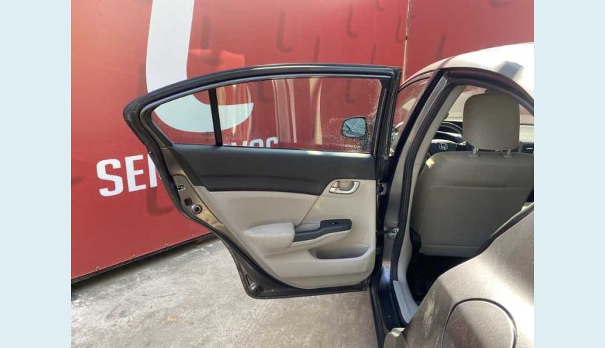 HONDA CIVIC LXS 1.8 I-VTEC AUT. FLEX - CINZA - 2016 Foto 7 (Grande)
