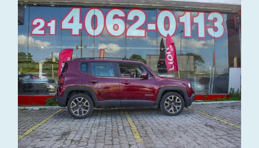 JEEP RENEGADE LONGITUDE 1.8 4X2 AUT. FLEX - VERMELHO - 2020 Foto 7 (Grande)