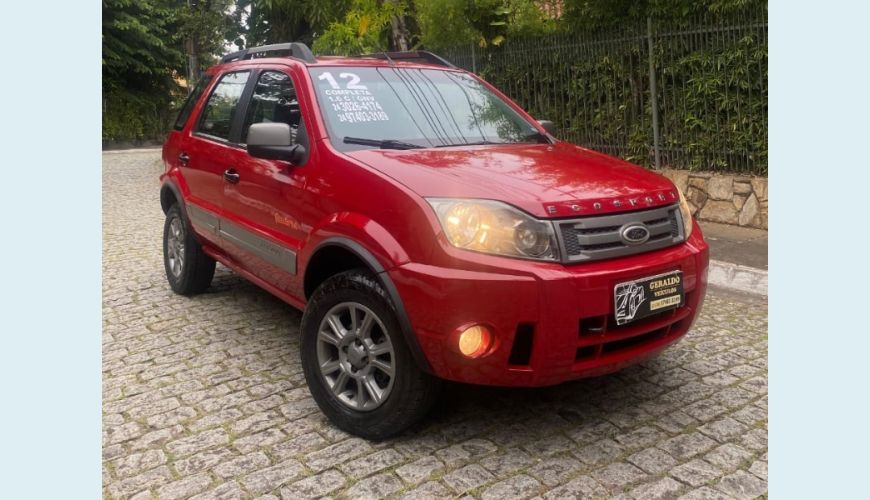 FORD ECOSPORT FREESTYLE 1.6 16V FLEX 5P - VERMELHO - 2012 Foto 7 (Grande)