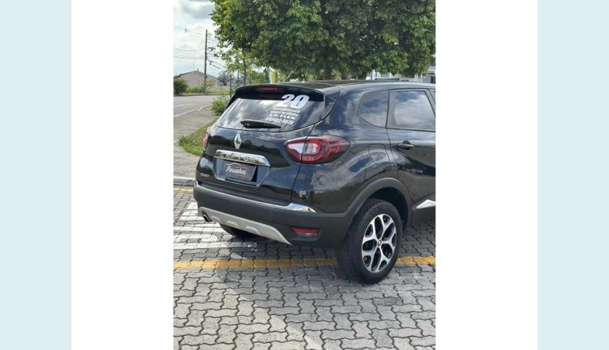 RENAULT CAPTUR INTENSE 1.6 16V SCE CVT FLEX - PRETO - 2020 Foto 7 (Grande)