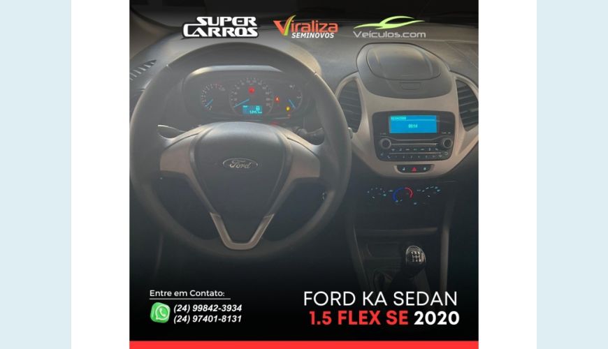 FORD KA - BRANCO - 2020 Foto 7 (Grande)