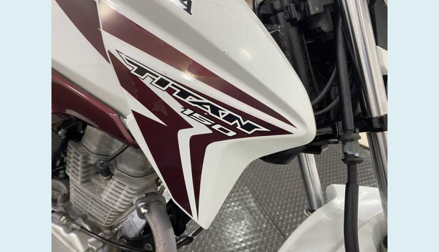 HONDA CG 150 TITAN EX - BRANCO - 2014 Foto 7 (Grande)