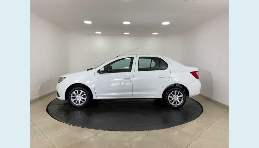 RENAULT LOGAN AUTHENTIQUE 1.0 12V SCE (FLEX) - BRANCO - 2020 Foto 7 (Grande)