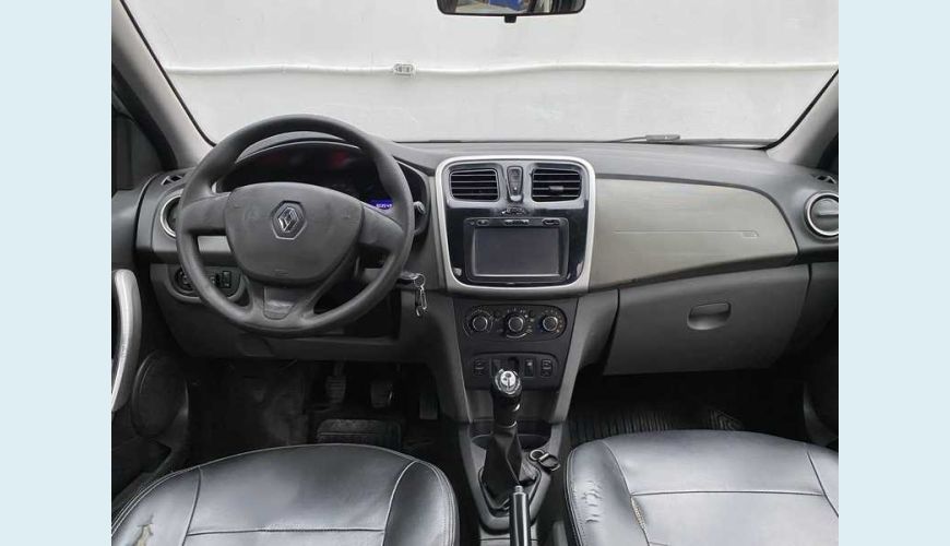 RENAULT LOGAN EXPRESSION 1.0 12V SCE (FLEX) - BRANCO - 2018 Foto 7 (Grande)