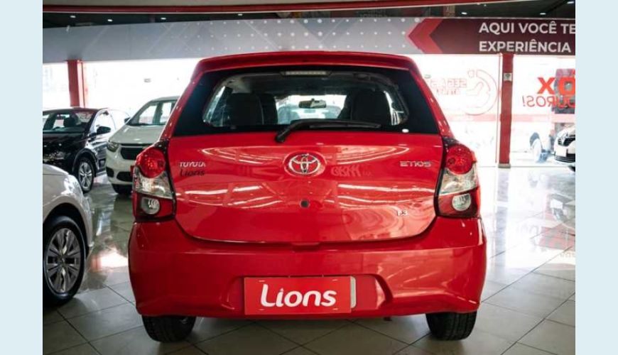 TOYOTA ETIOS X 1.3 (FLEX) - VERMELHO - 2020 Foto 7 (Grande)