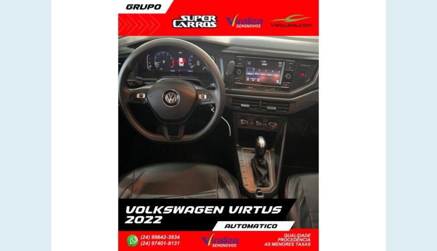 VOLKSWAGEN VIRTUS - PRETO - 2022 Foto 7 (Grande)