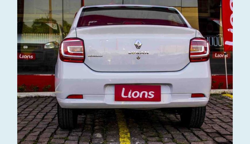 RENAULT LOGAN AUTHENTIQUE 1.0 12V FLEX MANUAL 4P - BRANCO - 2018 Foto 7 (Grande)
