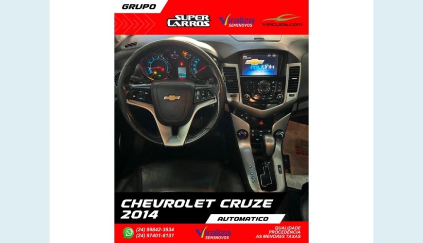 CHEVROLET CRUZE FLEX AUT. 4P - PRETO - 2014 Foto 7 (Grande)