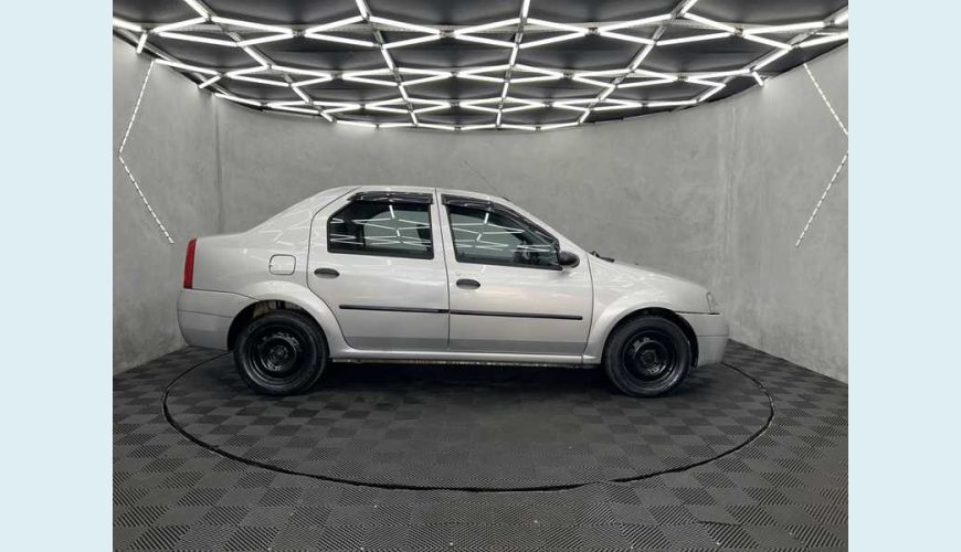 RENAULT LOGAN EXPRESSION 1.6 8V FLEX MANUAL 4P - PRATA - 2009 Foto 7 (Grande)