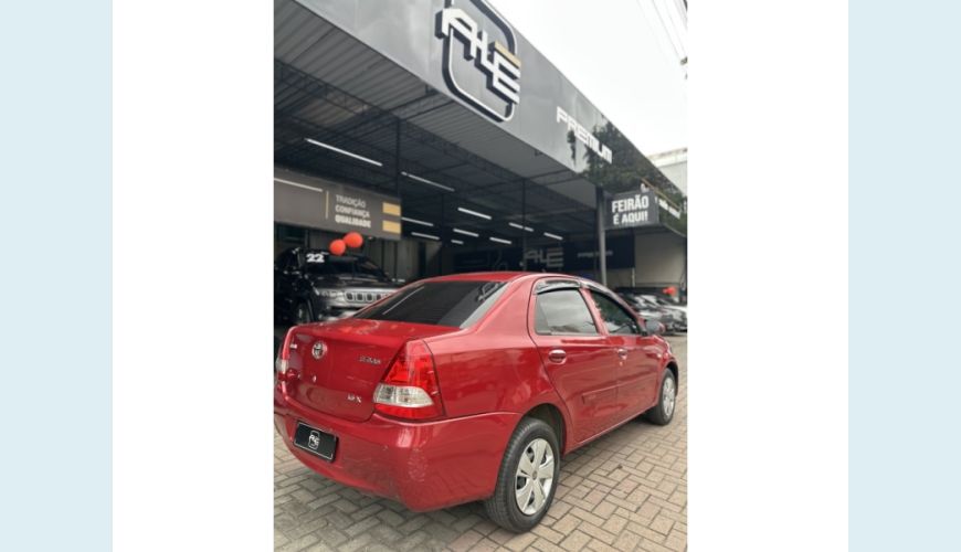 TOYOTA ETIOS - VERMELHO - 2016 Foto 7 (Grande)