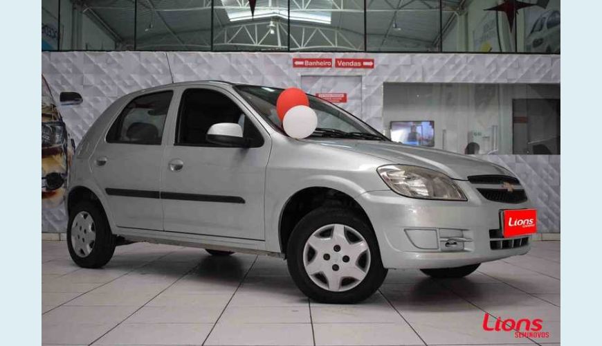 CHEVROLET CELTA LT 1.0 FLEX MANUAL 4P - PRATA - 2012 Foto 7 (Grande)