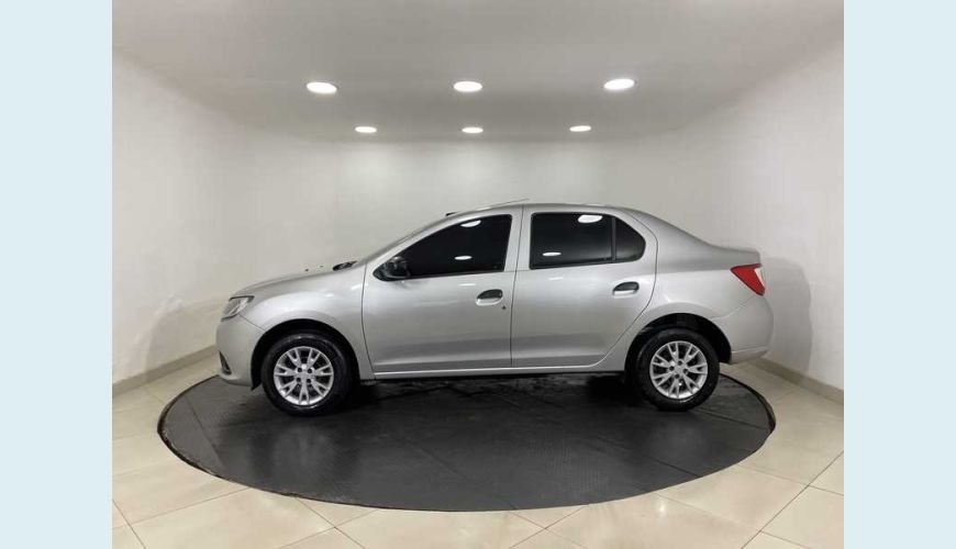 RENAULT LOGAN AUTHENTIQUE 1.0 12V FLEX MANUAL 4P - PRATA - 2018 Foto 7 (Grande)