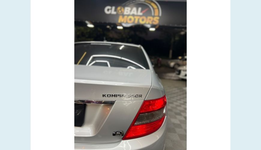 MERCEDES-BENZ C 200 K AUT. 4P - PRATA - 2008 Foto 7 (Grande)