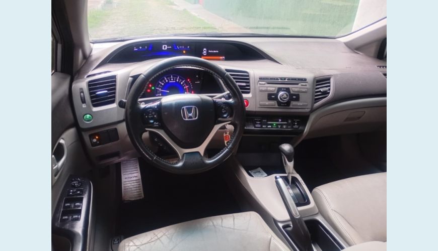 HONDA CIVIC FLEX AUT. 4P - PRATA - 2014 Foto 7 (Grande)