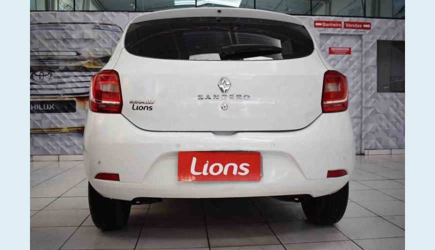 RENAULT RENAULT SANDERO EXPRESSION 1.6 8V FLEX MANUAL 4P - BRANCO - 2015 Foto 7 (Grande)