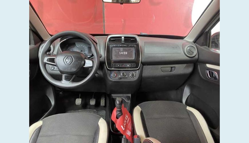 RENAULT RENAULT KWID INTENSE 1.0 12V FLEX MANUAL 4P - BRANCO - 2018 Foto 7 (Grande)