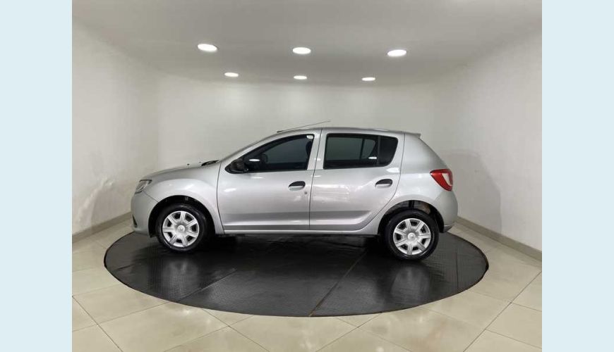 RENAULT SANDERO AUTHENTIQUE 1.0 12V FLEX MANUAL 4P - PRATA - 2018 Foto 7 (Grande)