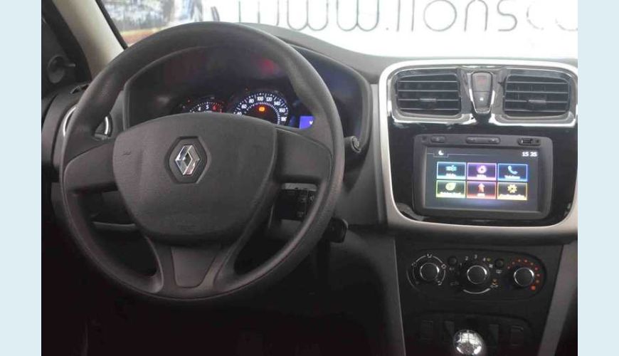 RENAULT LOGAN EXPRESSION 1.6 8V FLEX MANUAL 4P - PRATA - 2017 Foto 7 (Grande)