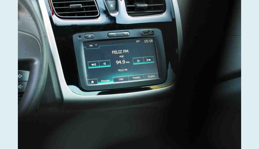 RENAULT LOGAN AUTHENTIQUE 1.0 12V FLEX MANUAL 4P - PRETO - 2018 Foto 7 (Grande)