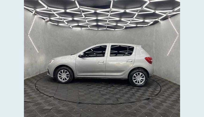RENAULT SANDERO ZEN 1.0 12V FLEX MANUAL 4P - PRATA - 2020 Foto 7 (Grande)