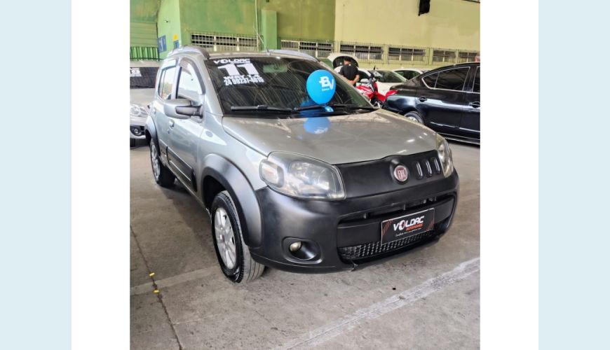 FIAT FIAT UNO FLEX MANUAL 4P - CINZA - 2011 Foto 7 (Grande)