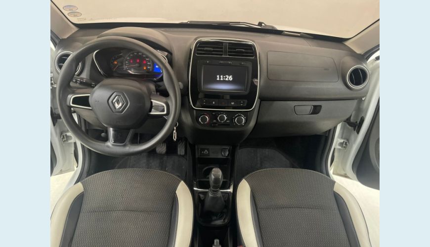 RENAULT KWID INTENSE 1.0 FLEX MANUAL 4P - BRANCO - 2020 Foto 7 (Grande)